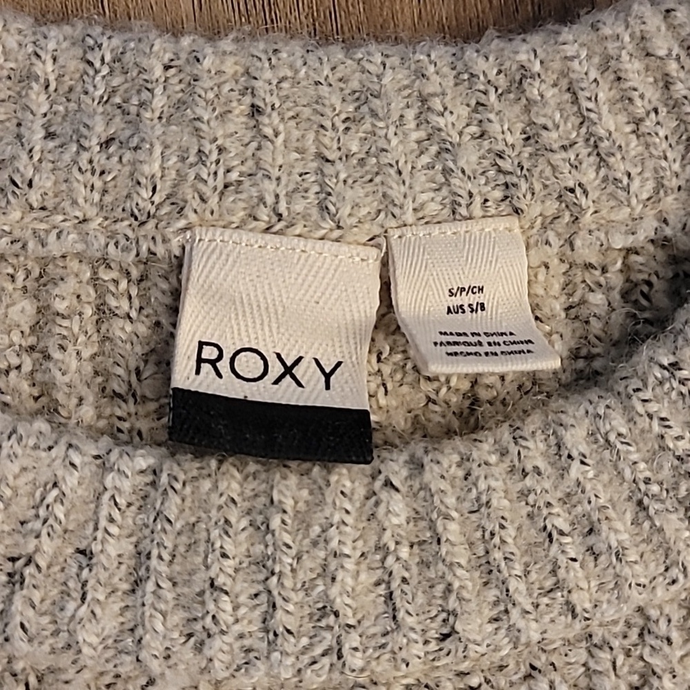 ROXY Winter Garden Striped Sweater Small - Picture 6 of 7